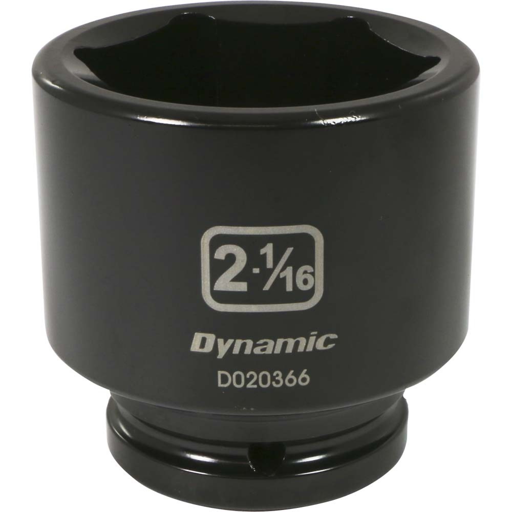 Dynamic Tools 3/4" Drive 6 Point SAE, 2-1/16" Standard Length, Impact Socket
